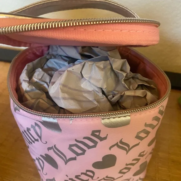 Juicy Couture Pink and Silver Cosmetic Bag - Picture 5 of 8